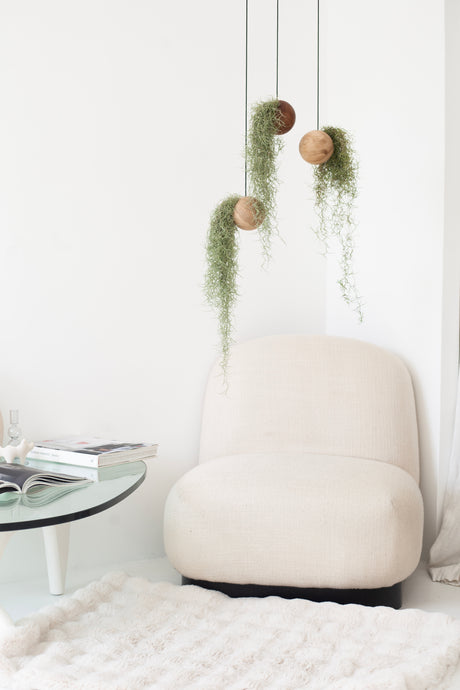 Sphère suspendue - Chêne clair