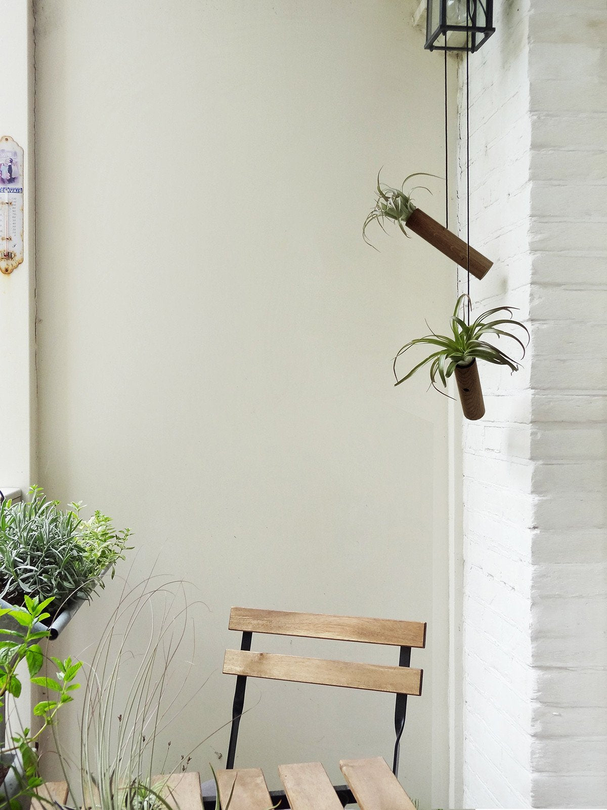 Cylindre suspendu - Chêne foncé