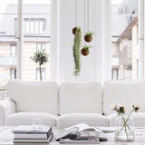 Sphère suspendue - Chêne foncé