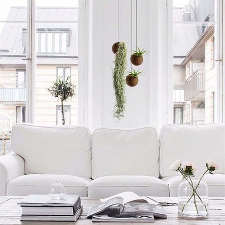 Sphère suspendue - Chêne foncé